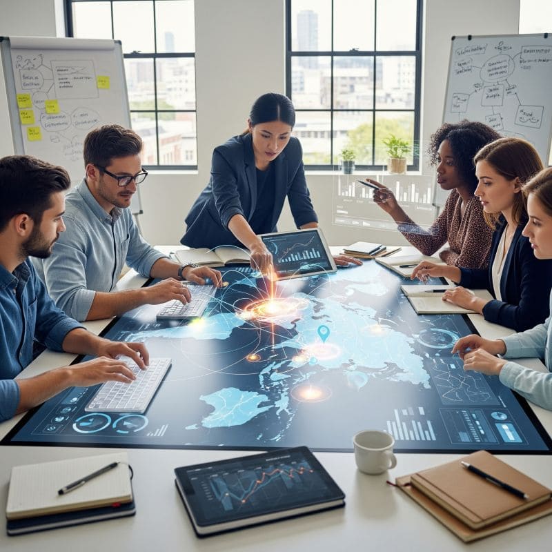 Chess pieces on a board symbolizing strategic market entry